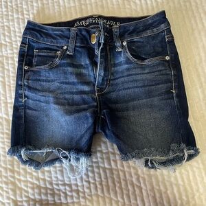 American Eagle denim shorts size 0